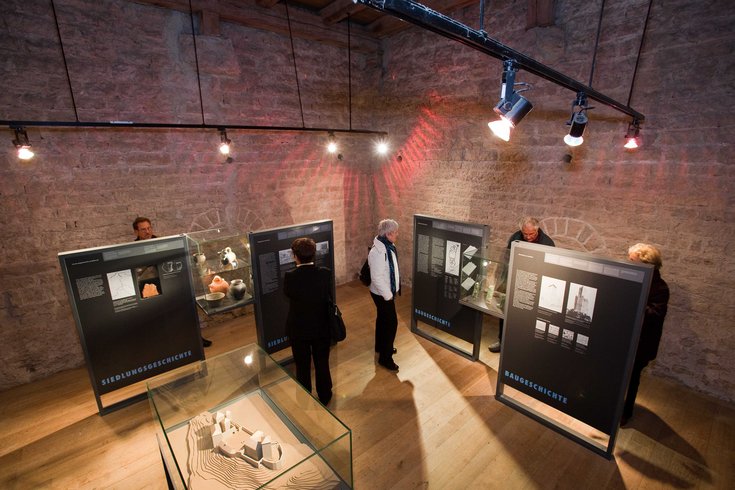 Ausstellungsraum in der Dauerausstellung Schloss Habsburg